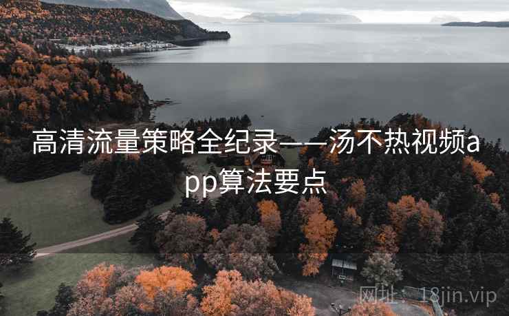高清流量策略全纪录——汤不热视频app算法要点